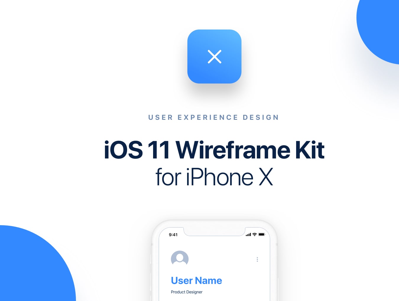 iOS wireframe kit