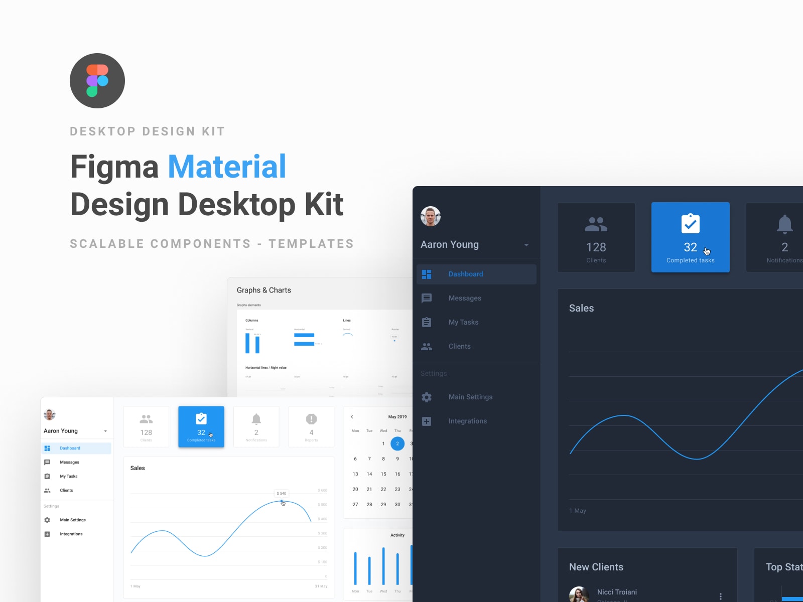 Figma Material Design Desktop UI Kit