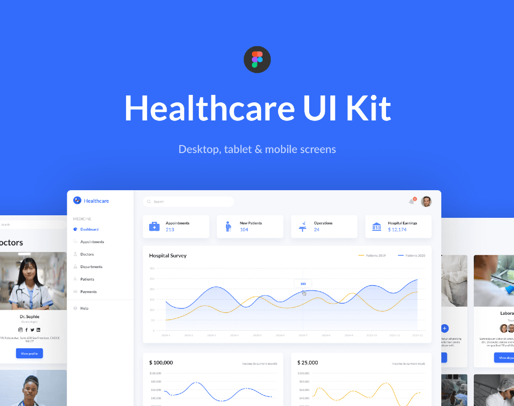 healthcare dashboard design