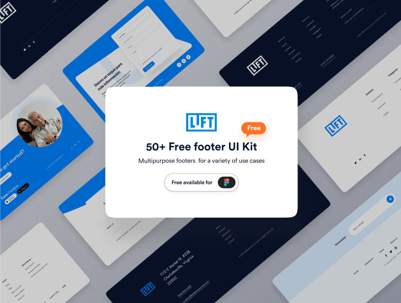 Figma footer template